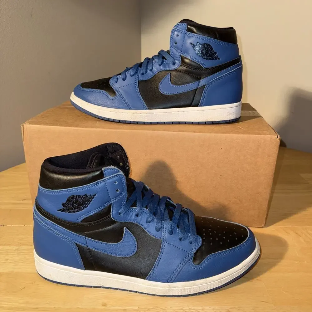 Size 12 Jordan 1 Retro High OG Dark Marina Blue 555088-404 Mens 2022 OG Box